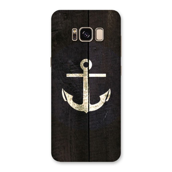 Wood Anchor Back Case for Galaxy S8